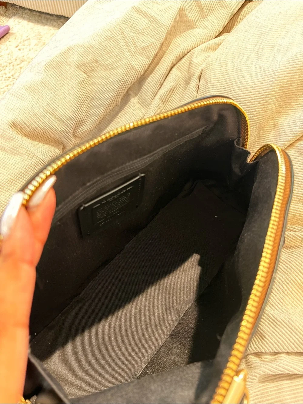 Coach Dome Satchel in Signature Jaquard